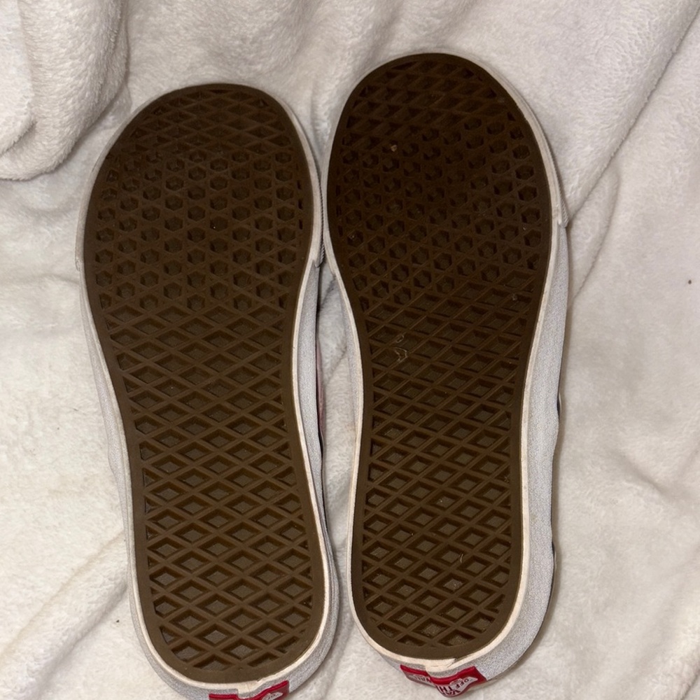 Vans light purple and Cream Checkered Slip-Ons - Picture 4 of 5